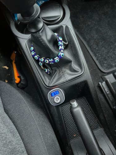 Customer photo review of Wegman Bluetooth FM Transmitter - Bluetooth carkit - Zilver