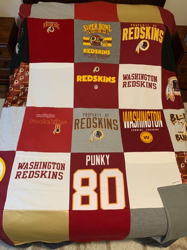 Customer photo review of Classic T-Shirt Blanket