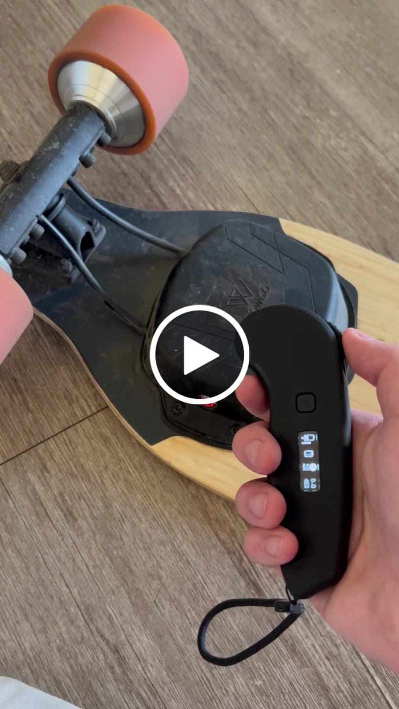 Customer video review of Smart OLED Screen Remote for WowGo 3 / 3X / 2S