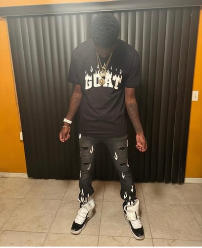 Customer photo review of Rising Flame Super Stacked Denim (Black Wash)