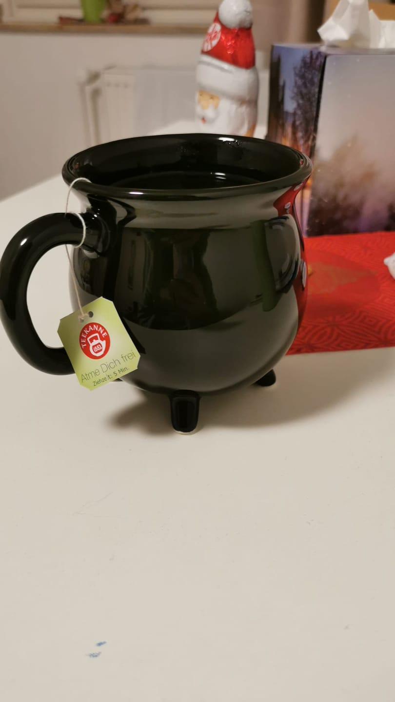 Customer photo review of Schwarze Kessel Tasse