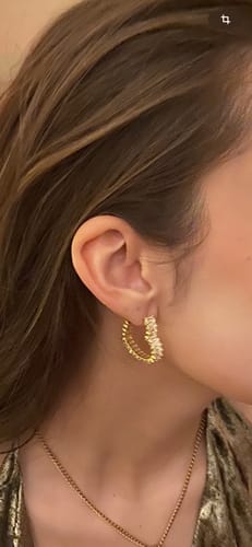 Customer photo review of Heart Hoops