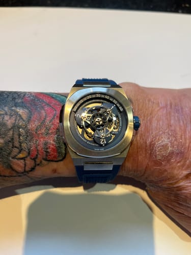 Customer photo review of M3W-blue-rubber