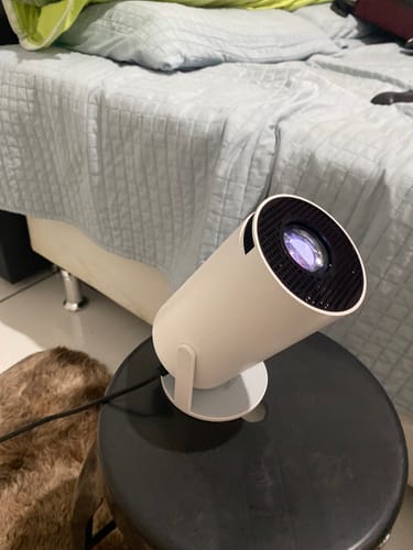Customer photo review of Full HD Mini Portable Projector