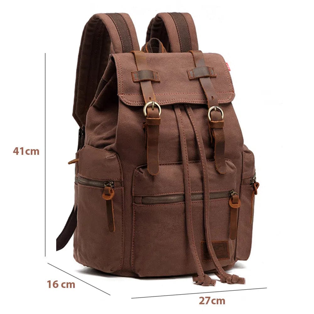 Customer photo review of Mochila Kaukko Vintage Casual de Lona Marca Vinitivo