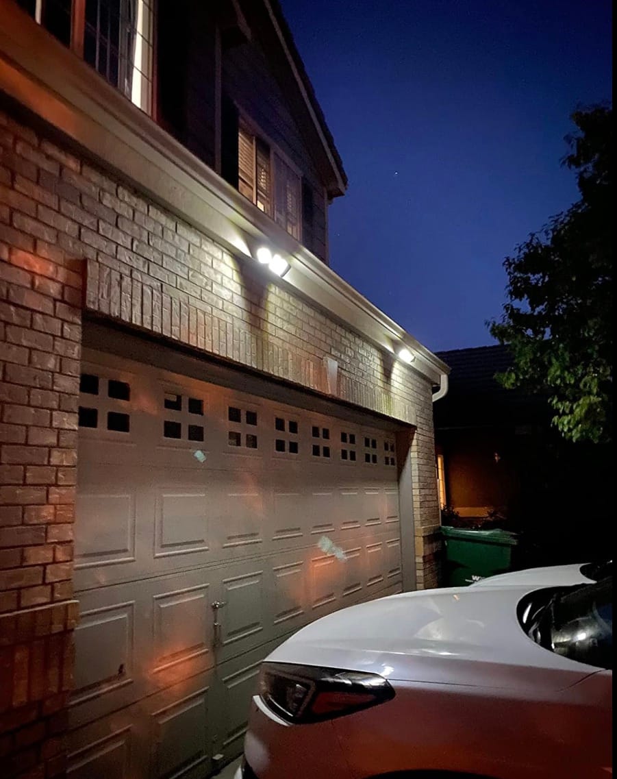 Customer photo review of SolaGarden™ 3 Head Motion Light