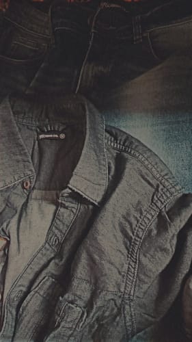 Customer photo review of Denim Shirt (Black)