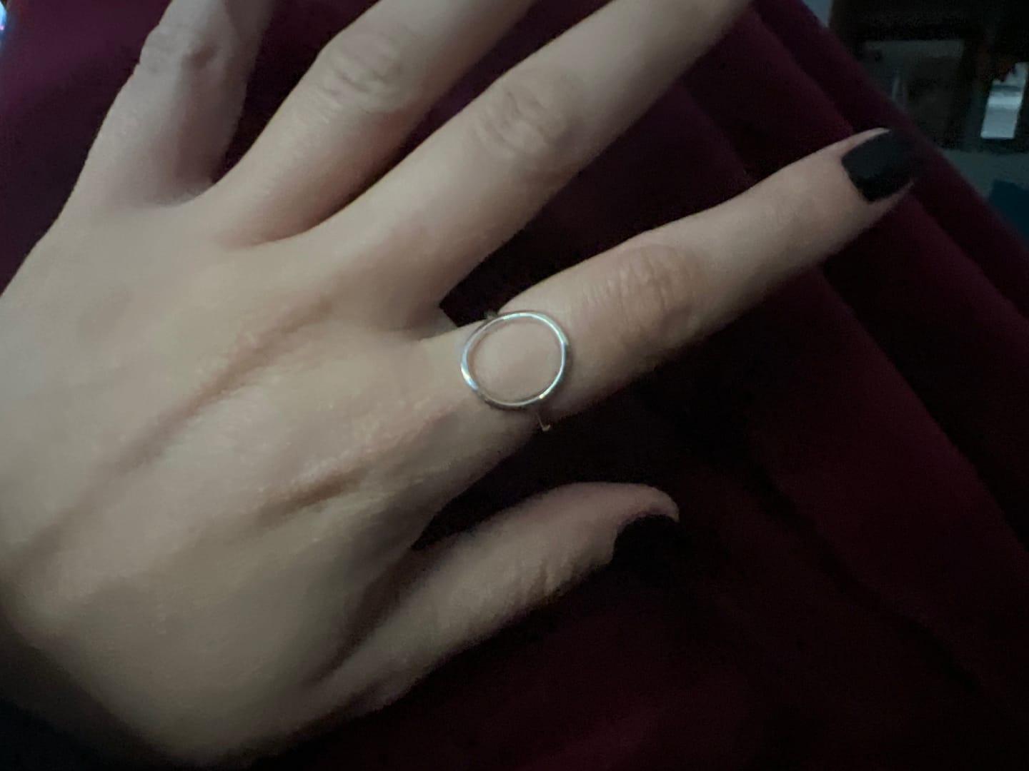 Customer photo review of Anillo Ovali