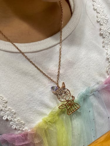 Customer photo review of 【数量限定】お絵描きが素敵なアクセサリーに大変身♪お絵描きアクセサリー