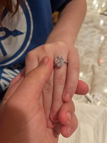 Customer photo review of "Eternity" ring