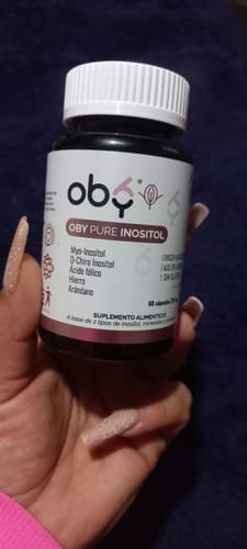 Customer photo review of OBY Pure Inositol | Myo Inositol y D-Chiro Inositol, Ácido Fólico, Hierro y Extracto Arándano