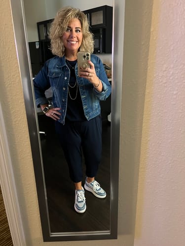 Customer photo review of Brigitte Brianna Street Joggers