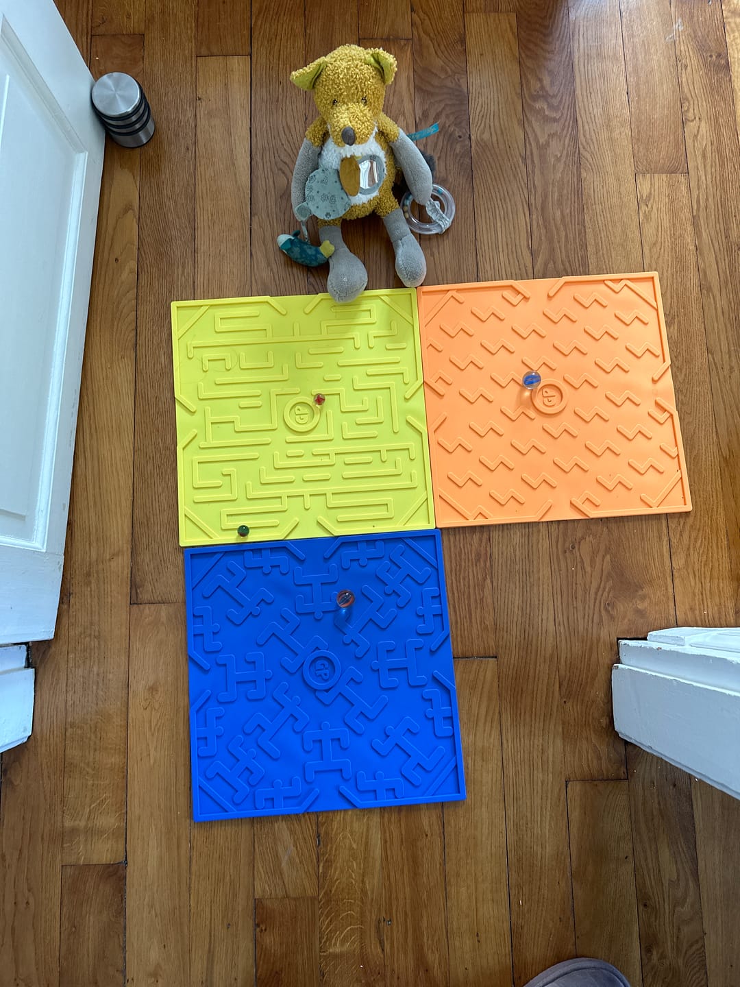 Customer photo review of Game Plak' jeux de billes "Tiki Bleue"