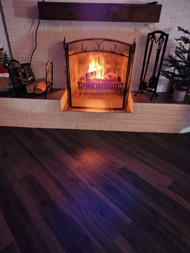 Customer photo review of Rustic Mantels