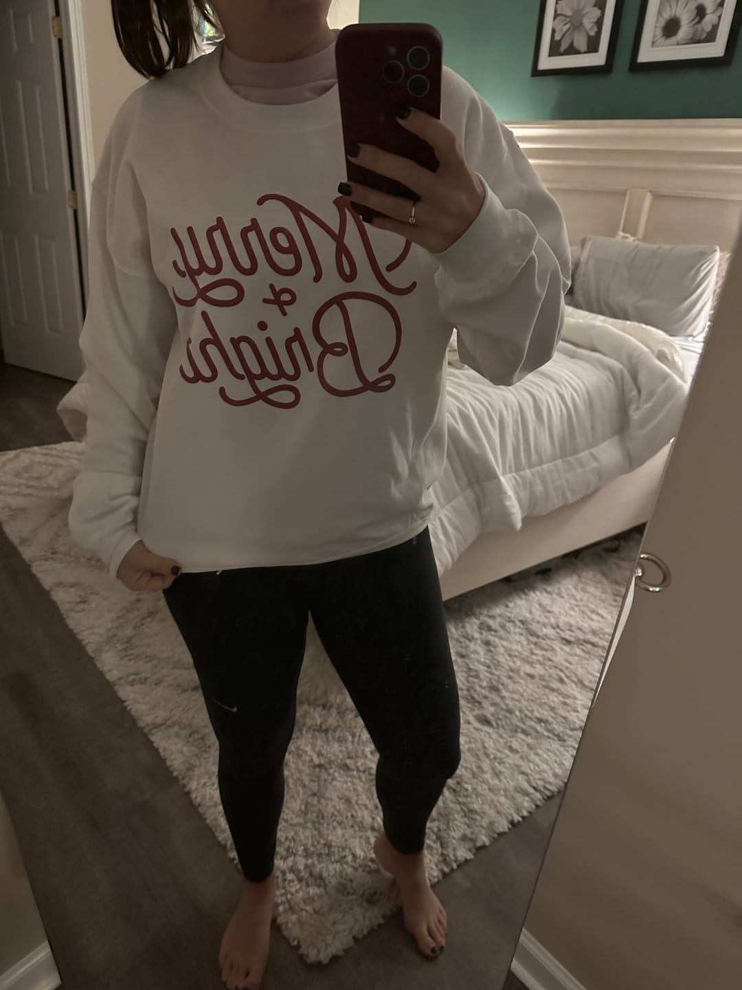 Customer photo review of Merry And Bright (Monoline Script)