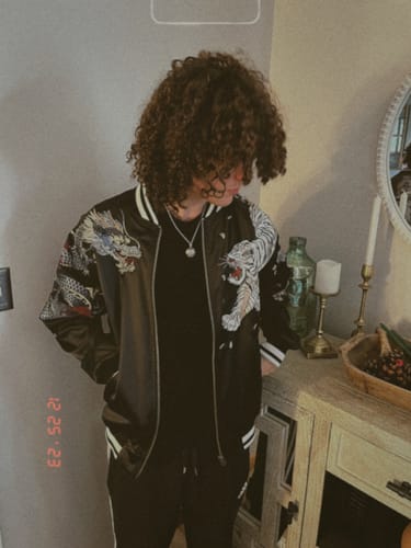 Customer photo review of Four Legendary Creatures Sukajan Souvenir Jacket