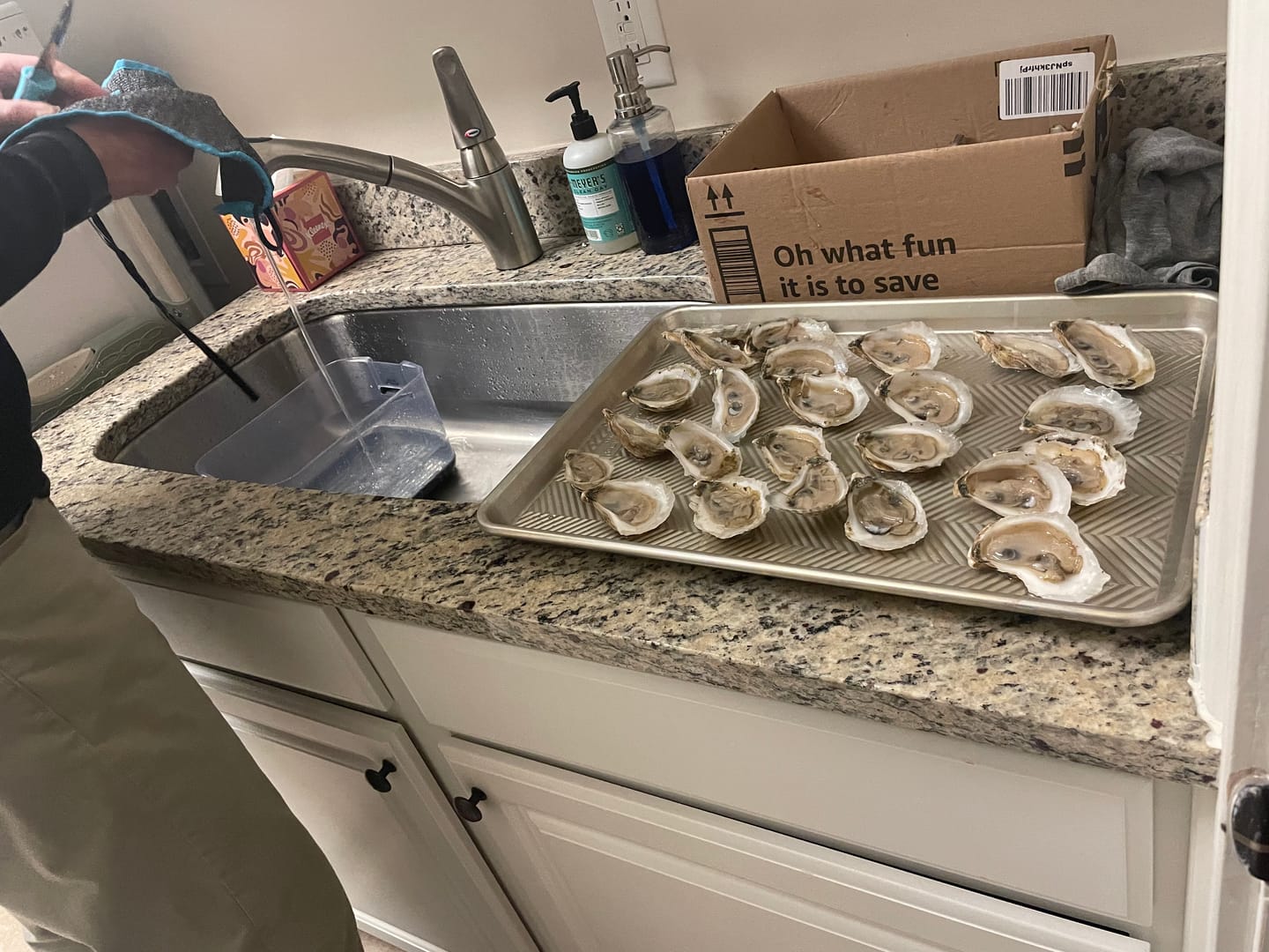 Customer photo review of Shucker's Bundle