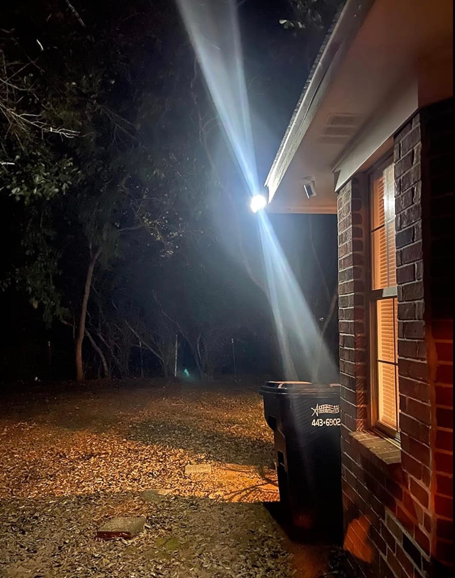 Customer photo review of SolaGarden™ 3 Head Motion Light
