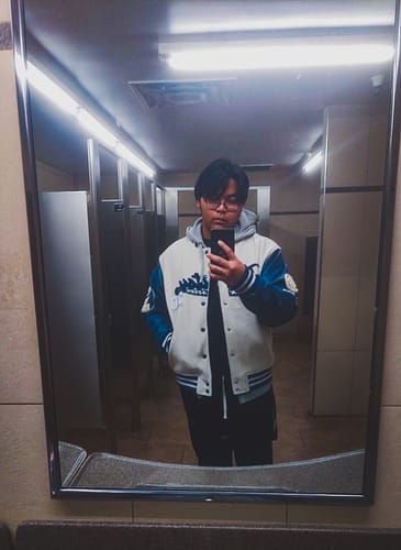 Customer photo review of Jujutsu Kaisen High Varsity Jacket