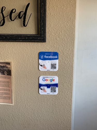 Customer photo review of Google Reviews - Plate