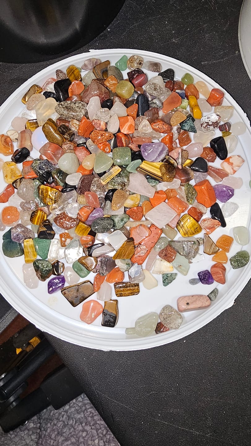 Customer photo review of Scoop of Confetti Stones