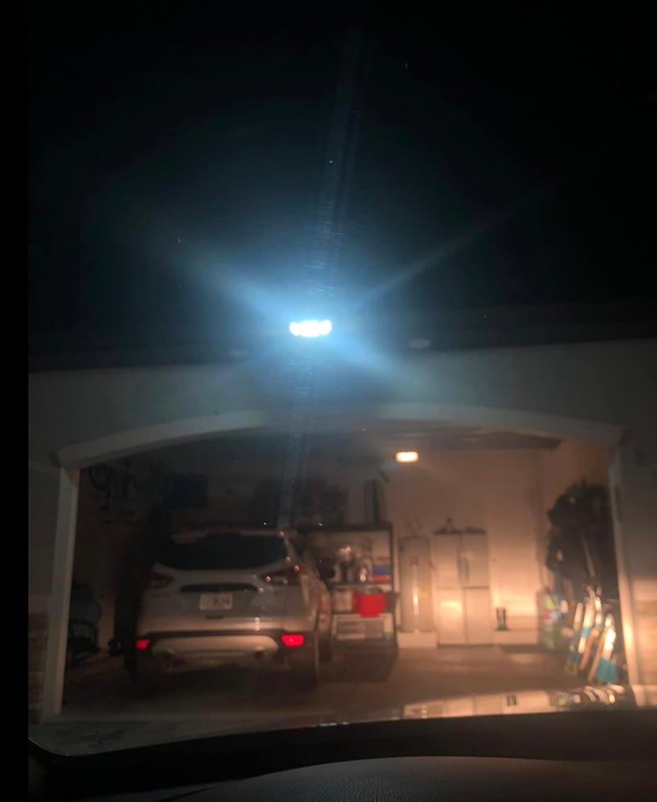 Customer photo review of SolaGarden™ 3 Head Motion Light