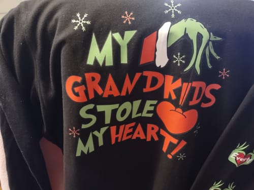 Customer photo review of Custom DTF Gang Sheet 22 x 48