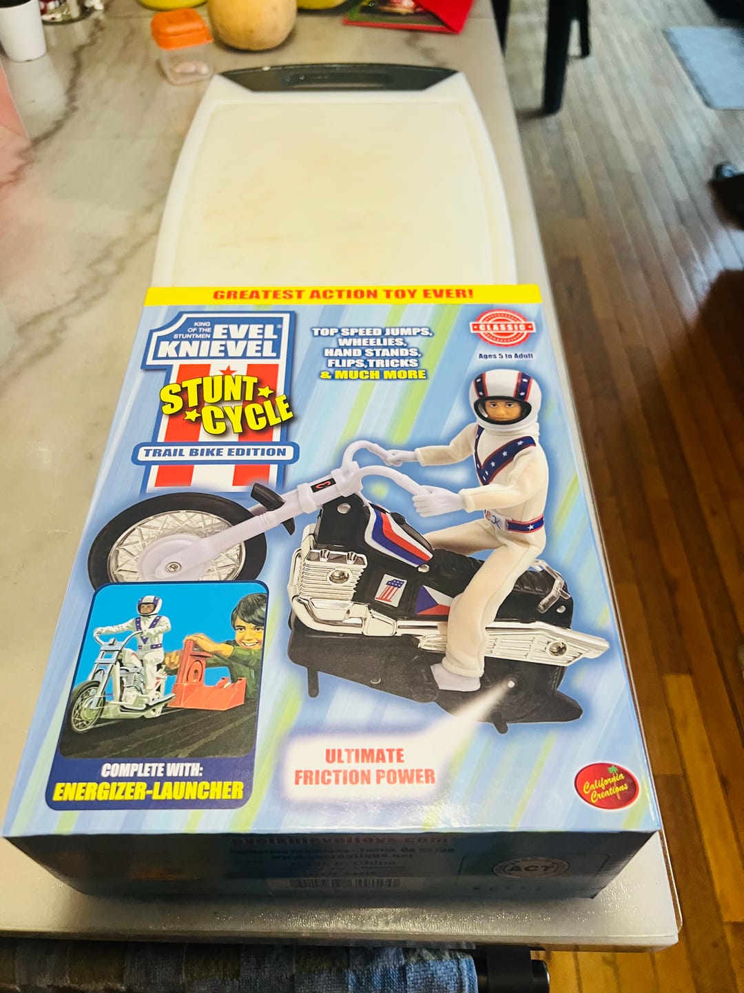 Customer photo review of Evel Knievel Stunt Cycle - Trail Bike Edition / Black
