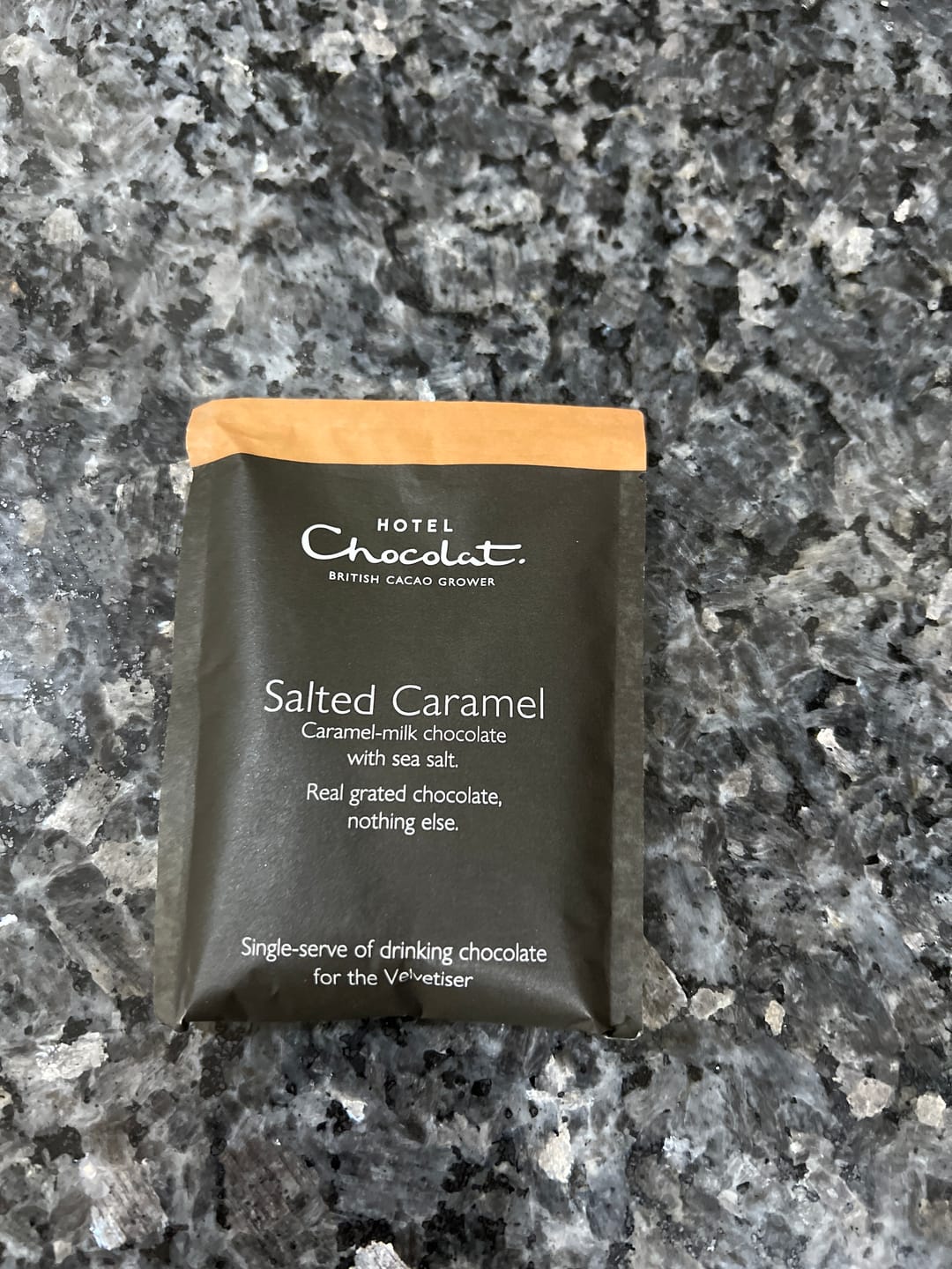 Customer photo review of Salted Caramel Hot Chocolate Flakes