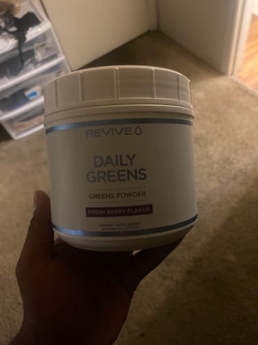 Customer photo review of Daily Greens Powder