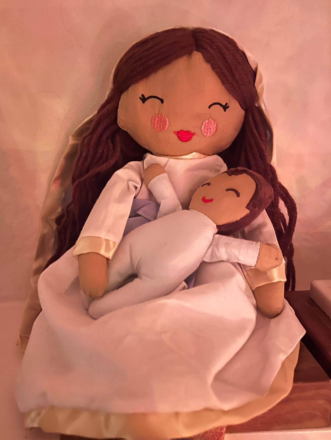 Customer photo review of Blessed Mother Rag Doll