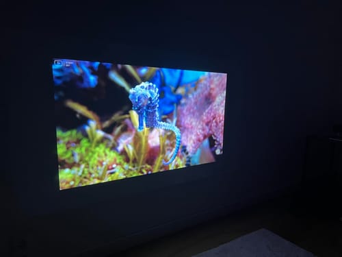 Customer photo review of Full HD Mini Portable Projector