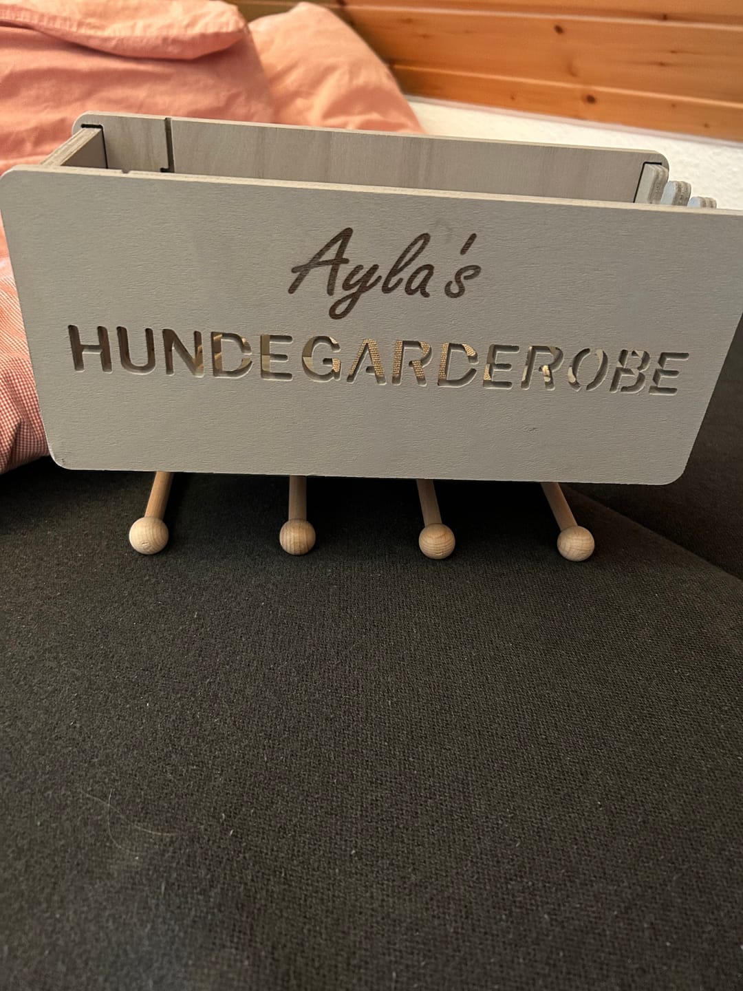 Customer photo review of PERSONALISIERUNG: Hundegarderobe Classic