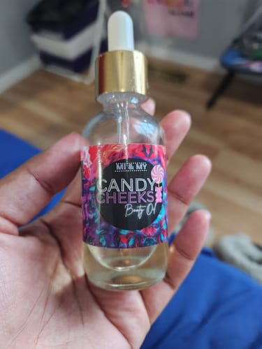 Customer photo review of Candy Cheeks Booty Oil