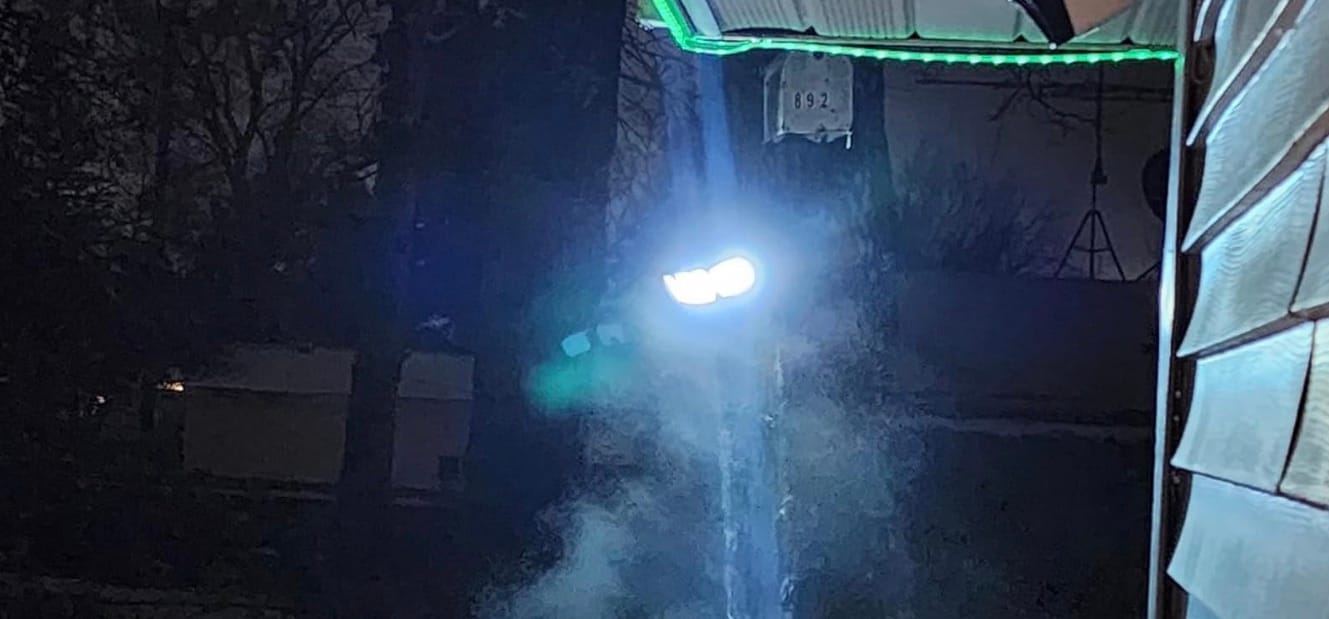 Customer photo review of SolaGarden™ 3 Head Motion Light