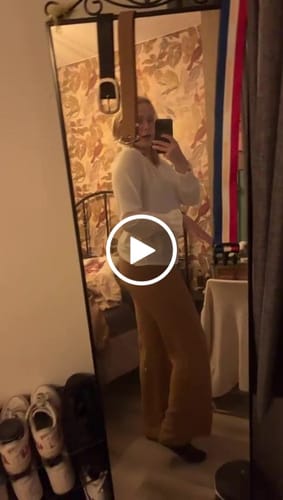 Customer video review of Broek Bruin