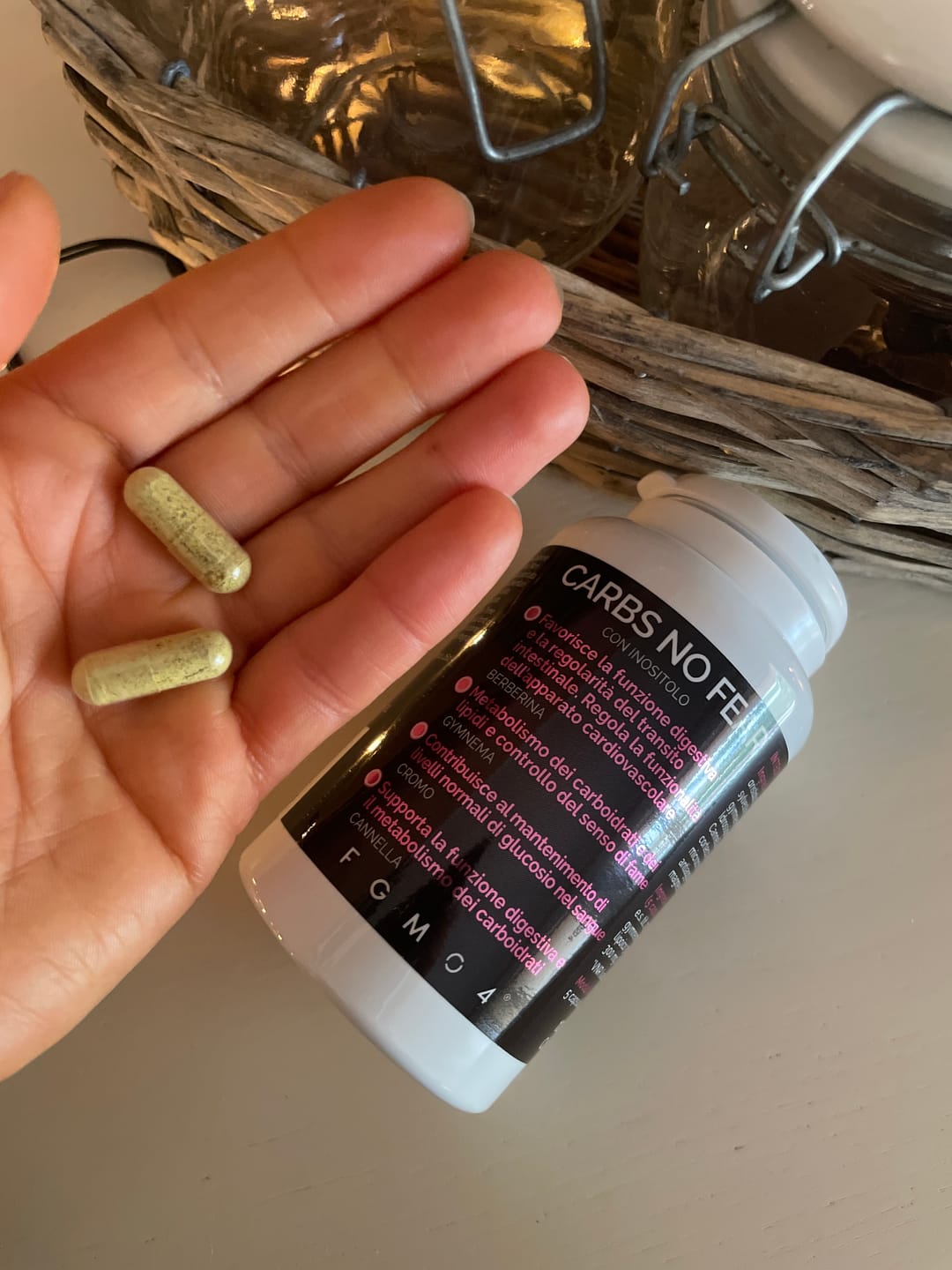 Customer photo review of Carbs No Fear - 120 caps