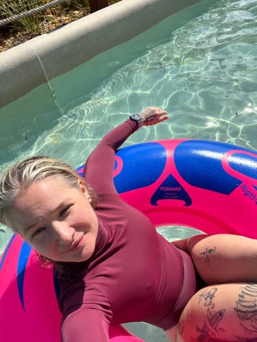 Customer photo review of Long Sleeve Classic Swimwear