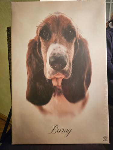 Customer photo review of Öl Pawtrait