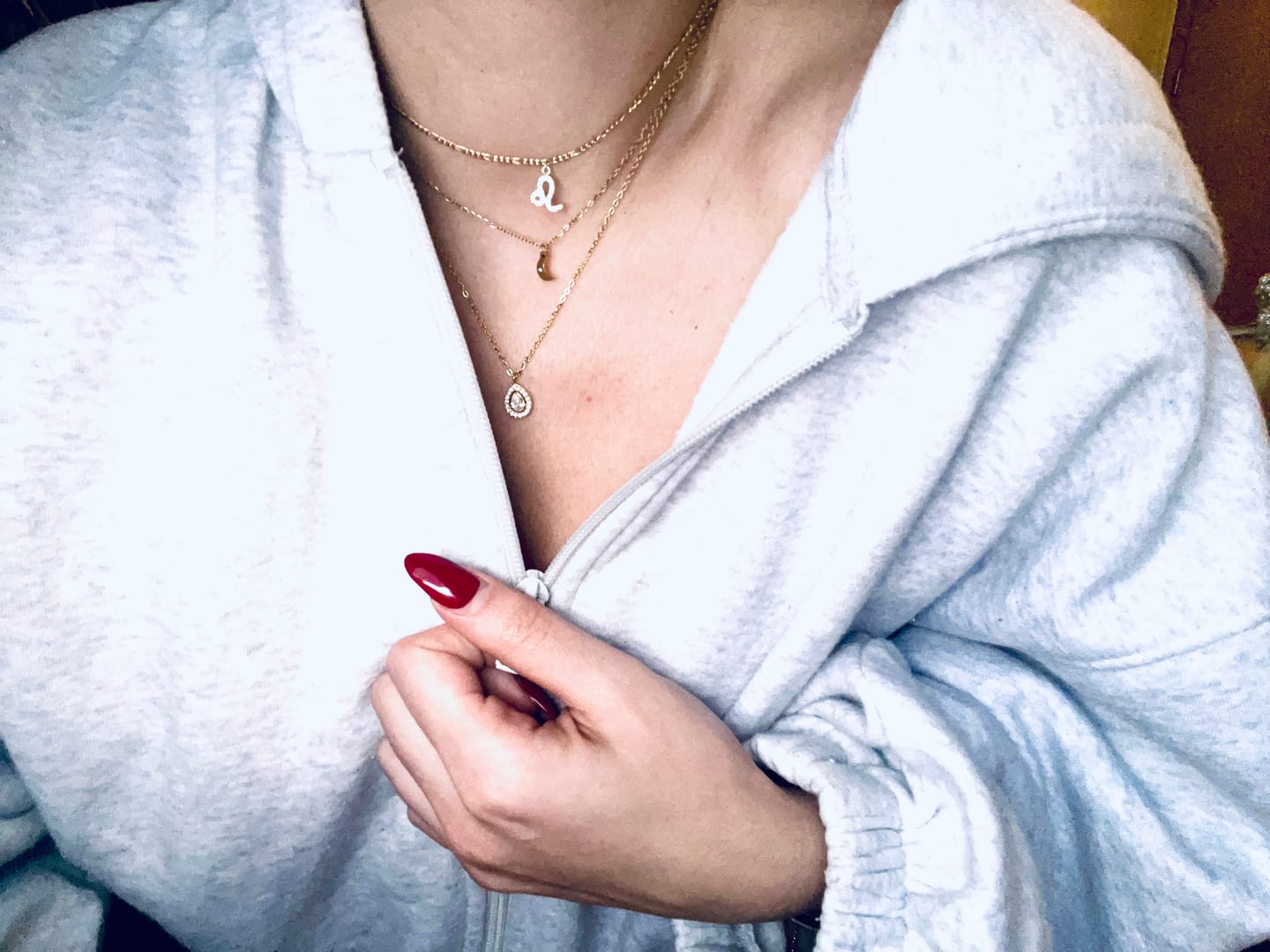 Customer photo review of Glamour Drop Halskette | 18K vergoldet