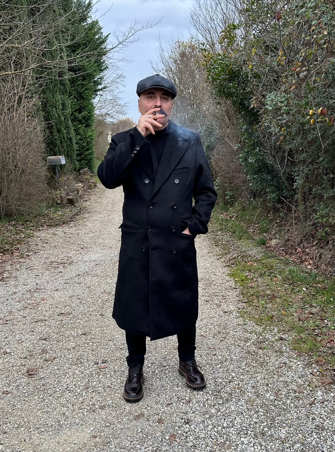Customer photo review of Authentic Shelby - Long Coat