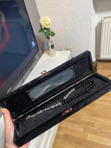 Customer photo review of Naturstein Tesbih Mit Wunschname