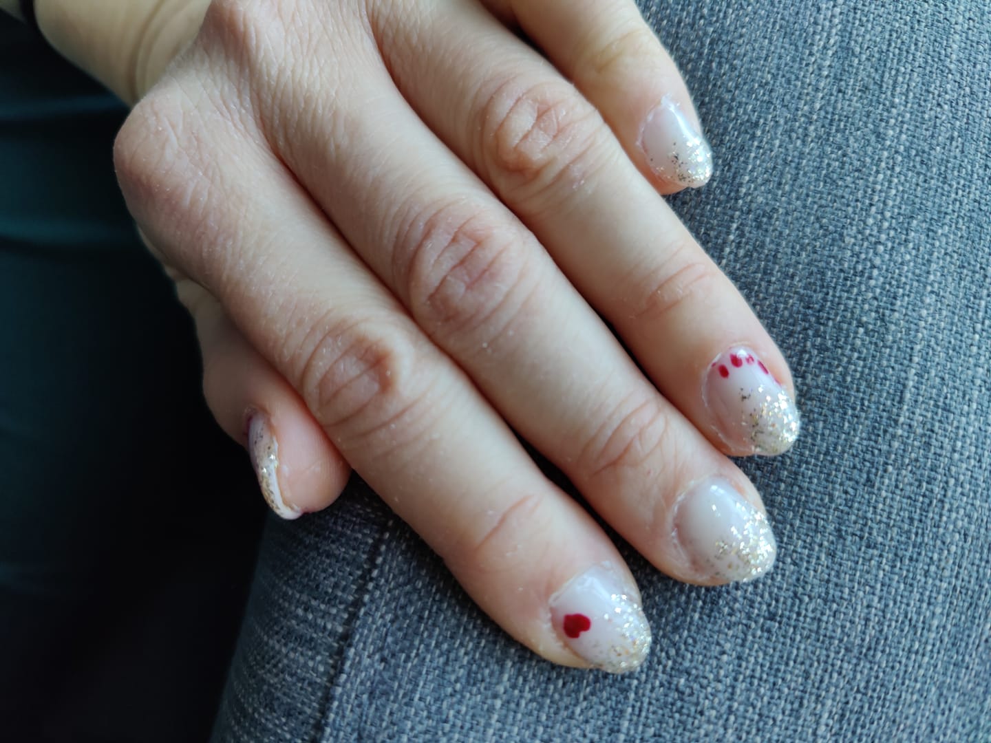 Customer photo review of Semilac Fiber Base UV Gel Polish 7 ml
