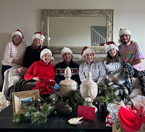 Customer photo review of The Snowbound Quilted Santa Hat Sewing Pattern | Digital PDF Pattern