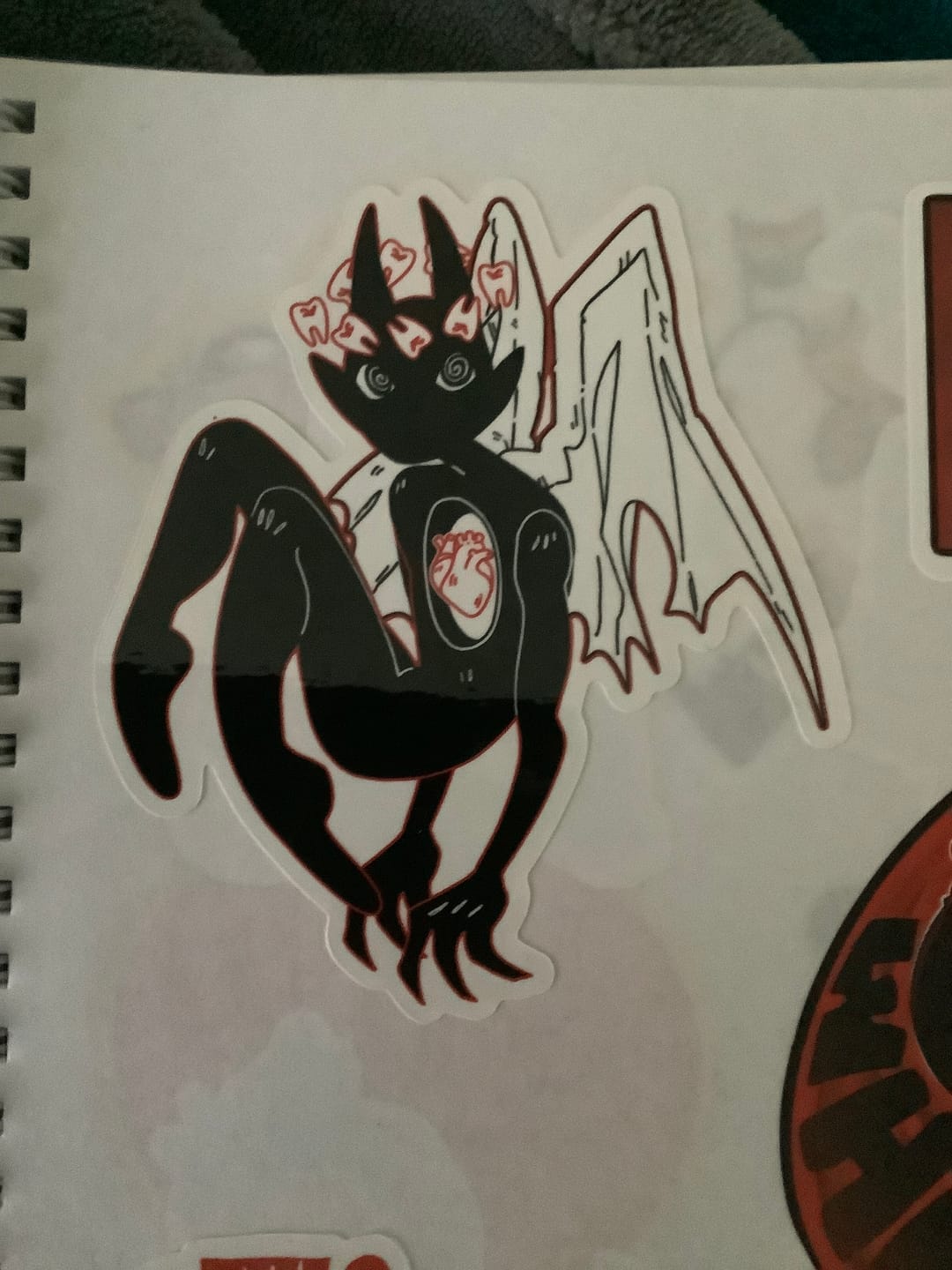 Customer photo review of Gore Angel Stickers