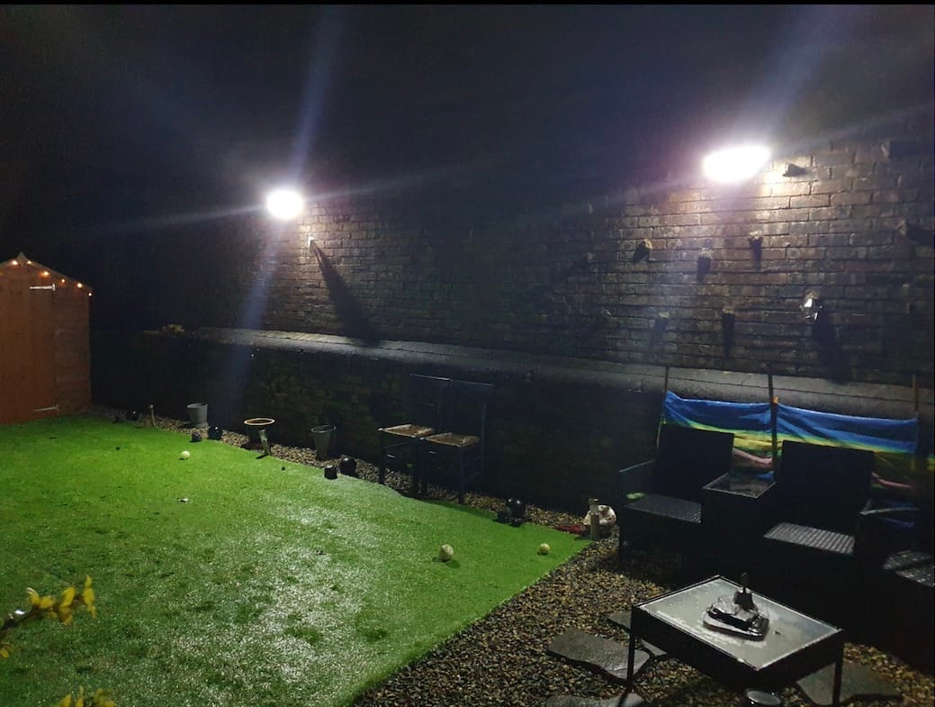 Customer photo review of SolaGarden™ 3 Head Motion Light