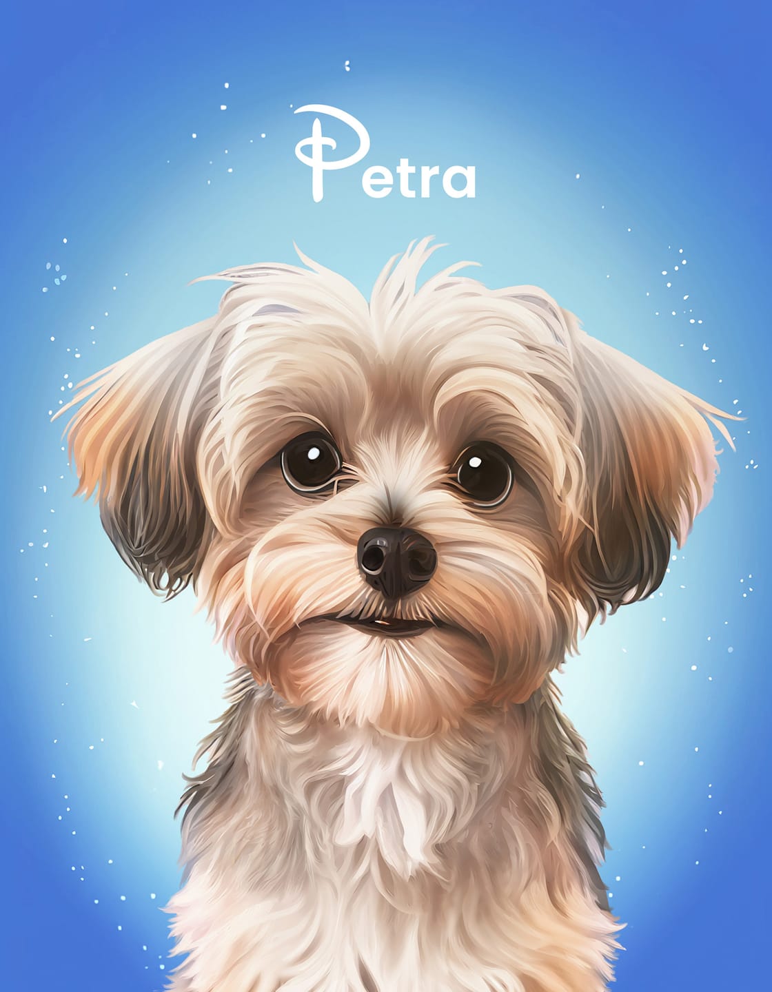 Customer photo review of Custom Pet Portrait - 1 Pet