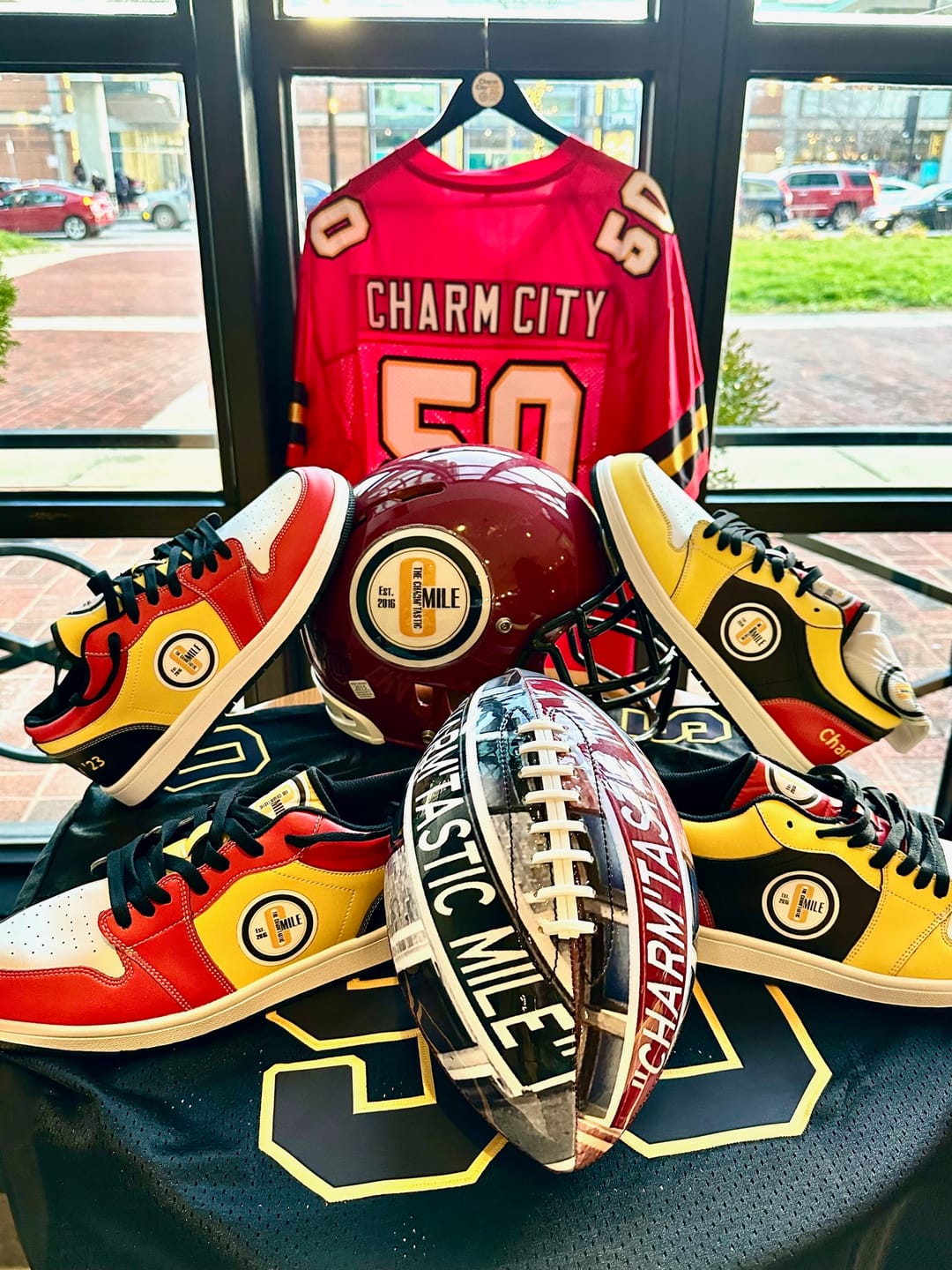 Customer photo review of Personalized Sneakers, Custom Sneakers, Put name or business name on it, AJ1-C03200