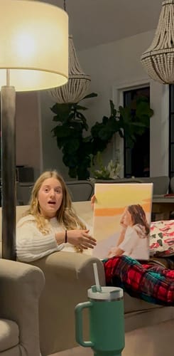 Customer photo review of Custom Paint By Numbers Kit - Upload Your Photo - Brush Set Included