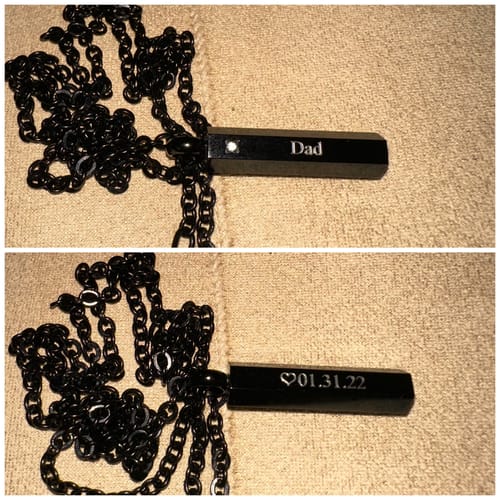 Customer photo review of Modern Urn Pendant